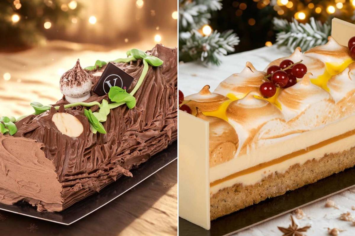 Bûches de Noël de la Pâtisserie Valantin à Bordeaux