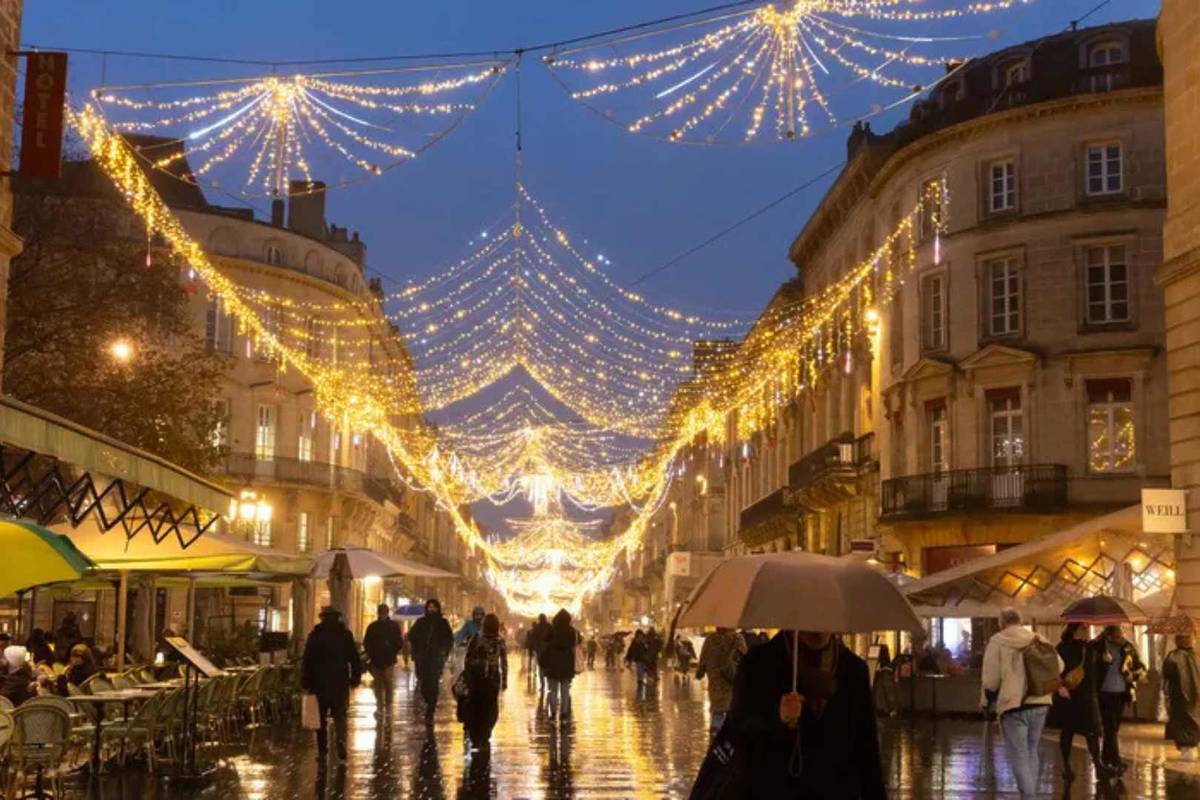 Illuminations de Noël à Bordeaux