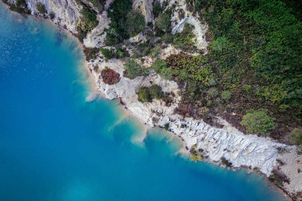 Lac Guizengear in Nouvelle-Aquitaine near Bordeaux