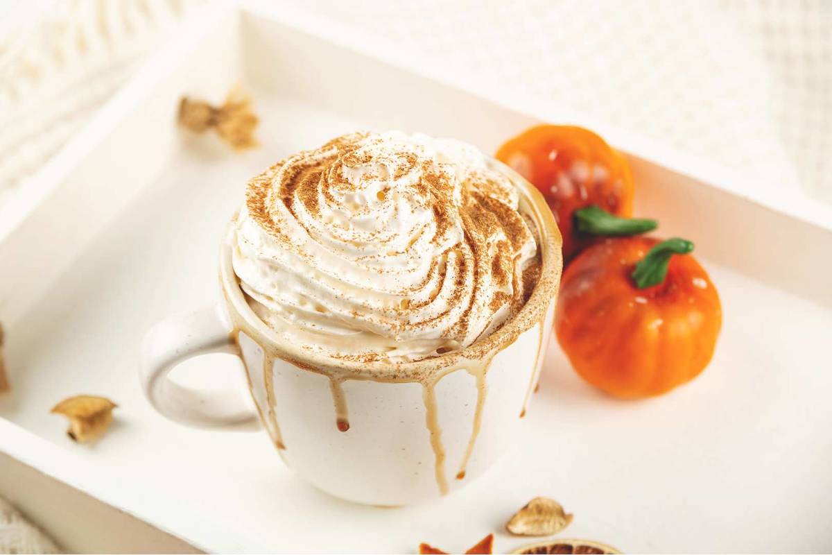 Délicieux pumpkin spice latte à Bordeaux