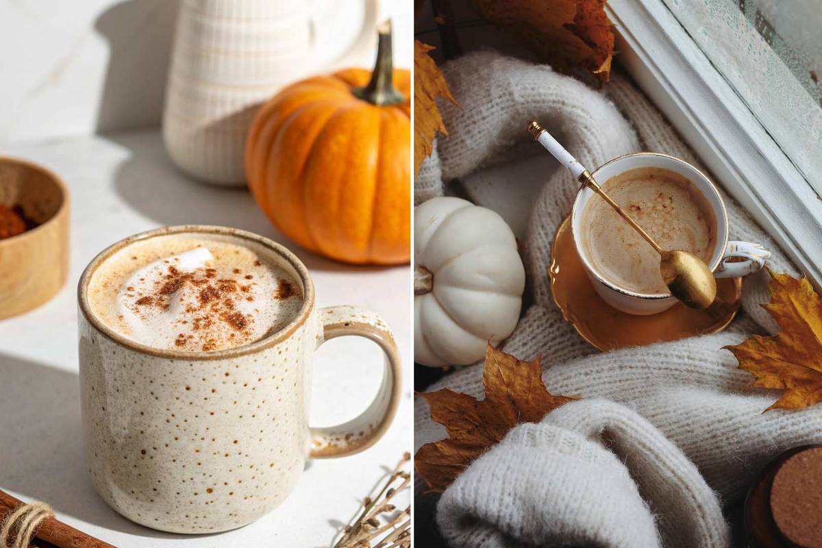 Pumpkin spice latte élégant à Bordeaux