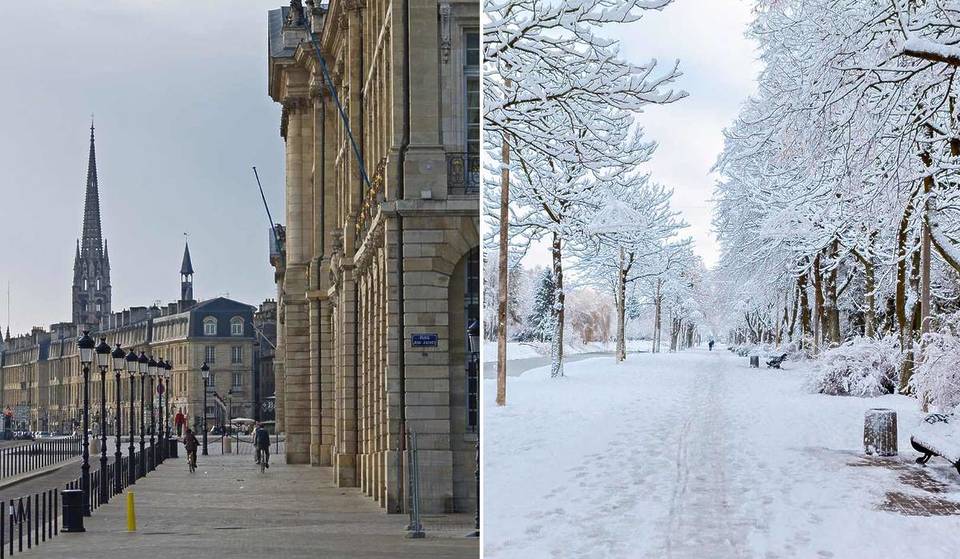 Snow expected in Bordeaux: cold weather sets in with temperatures down to -7ºC and moderate vigilance for risk of snow and freezing rain