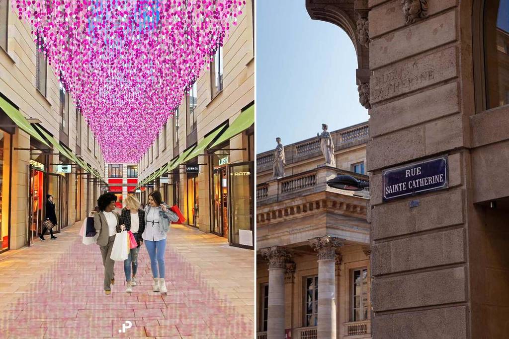 Promenade Sainte-Catherine in Bordeaux: La Vie en Rose