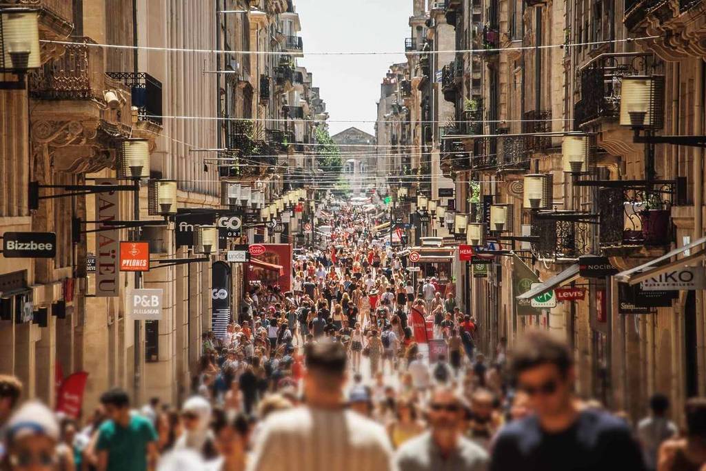 Rue Sainte-Catherine in Bordeaux