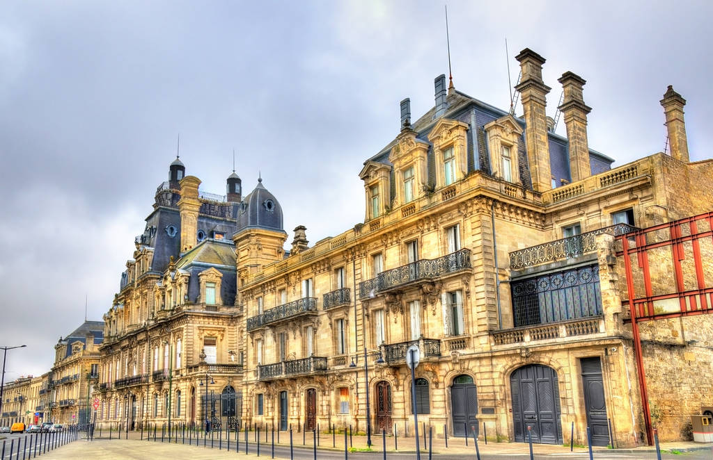 Chateau Descas, monument historique à Bordeaux - France, Gironde