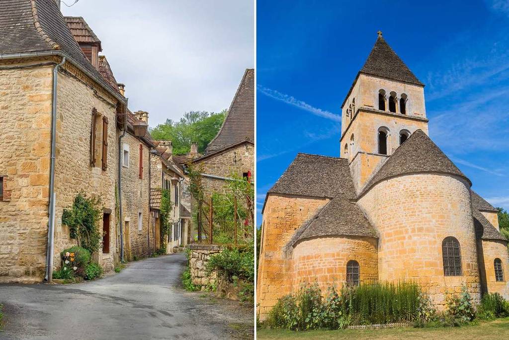 Village de Saint-Léon sur Vézère dans le Périgord