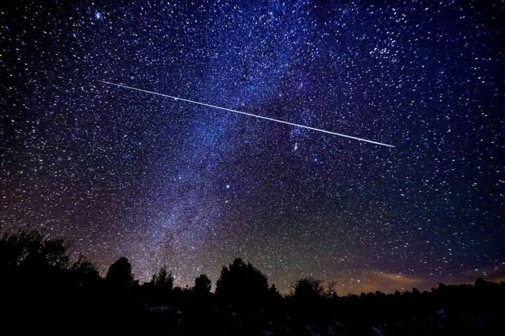 Lyrids, a meteor shower in April