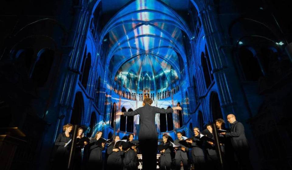 À 2h de Bordeaux, le spectacle immersif LUMINISCENCE met en lumière la cathédrale Sainte-Marie