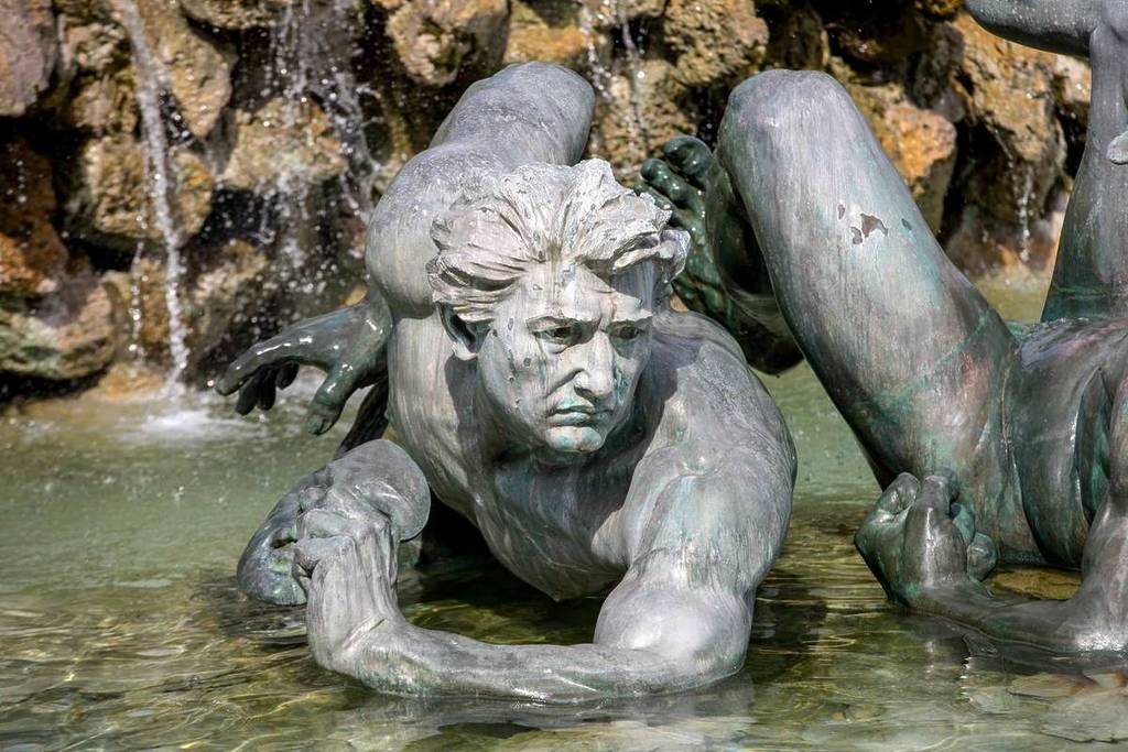 Statue de bronze du Monument aux Girondins de la Place des Quinconces de Bordeaux