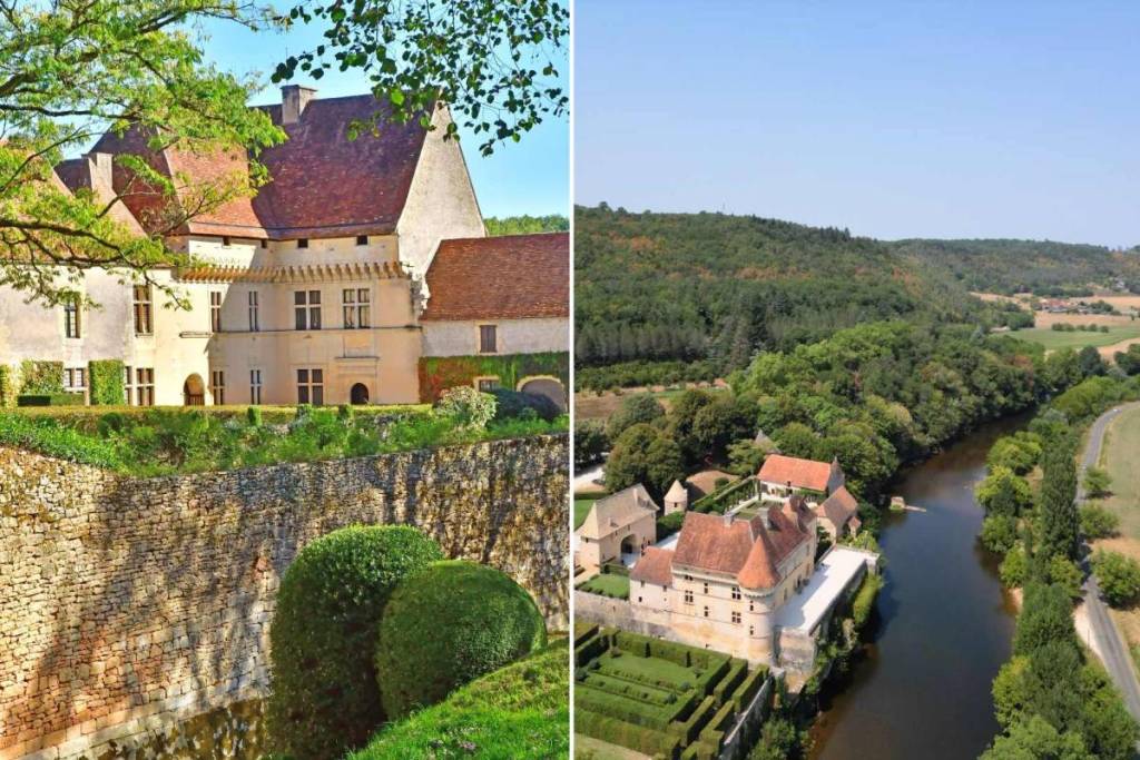 Château et jardins de Losse dans le Périgord près de Bordeaux