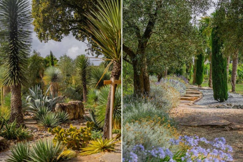 Gardens of Château Pape Clément in Bordeaux