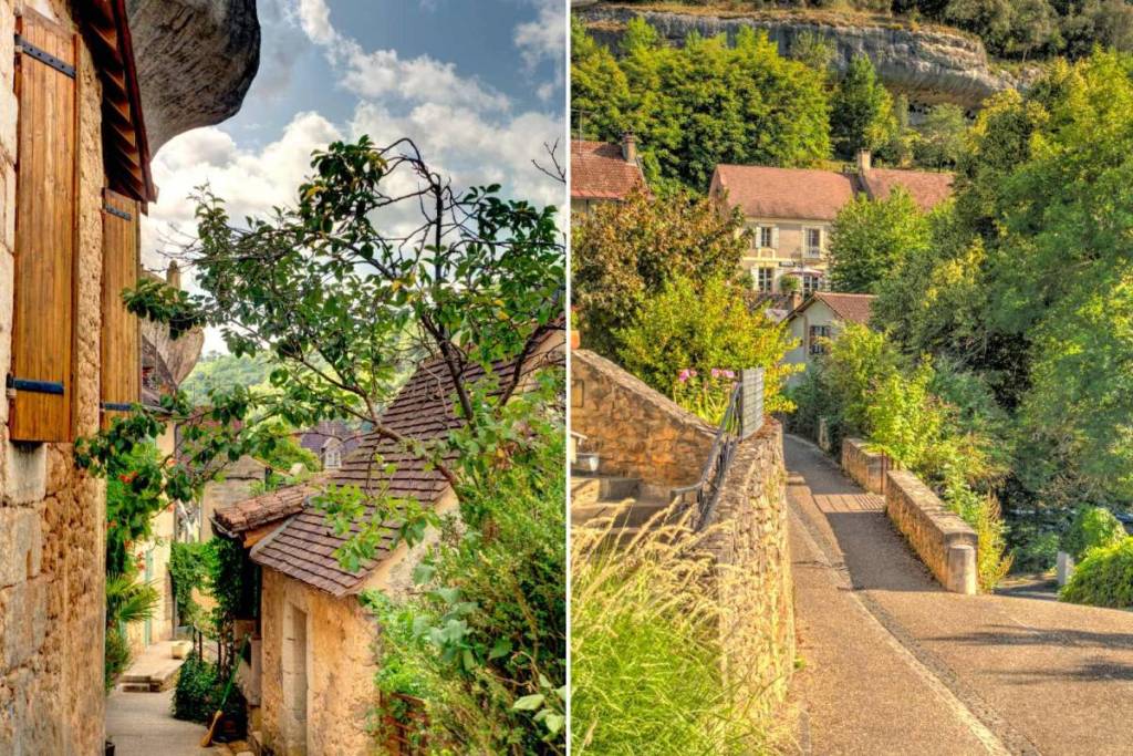 Village Les Eyzies dans le Périgord