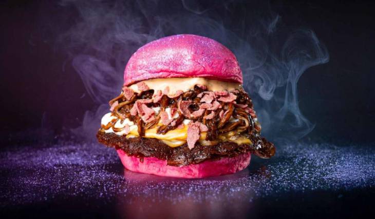 The pink burger that won over Bordeaux this summer has been crowned the third-best burger in Europe