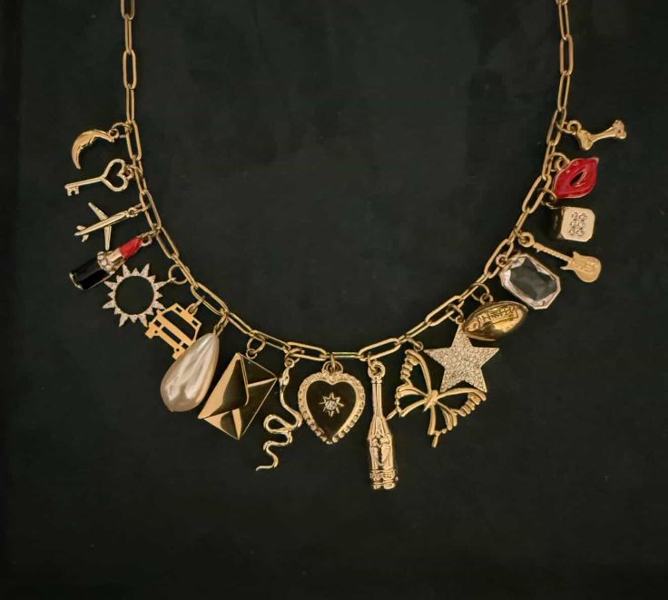 taylor swift charm necklace