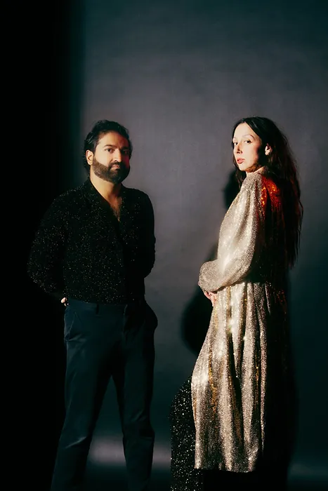 man and woman musicians