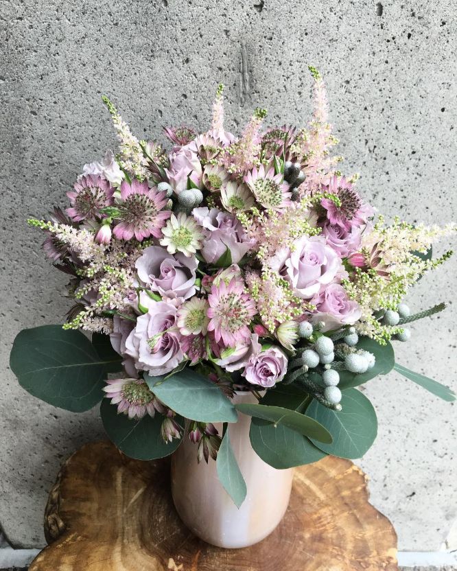 lilac floral bouquet