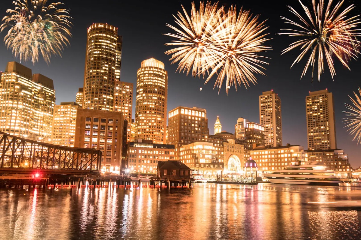 Where To Watch Dazzling New Year’s Eve Fireworks In Boston