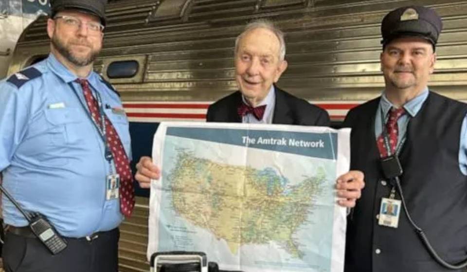 84-Year-Old Man Rode All 21,000 Miles Of Amtrak Routes