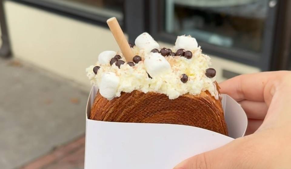 This Viral Brookline Bakery Now Serves Hot Chocolate In A Croissant