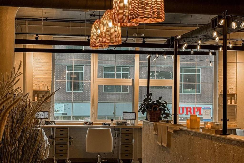 interior of scalp spa hair salon