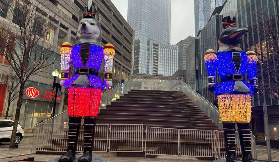 A Giant Nutcracker Village Is Now On Display In Downtown Boston