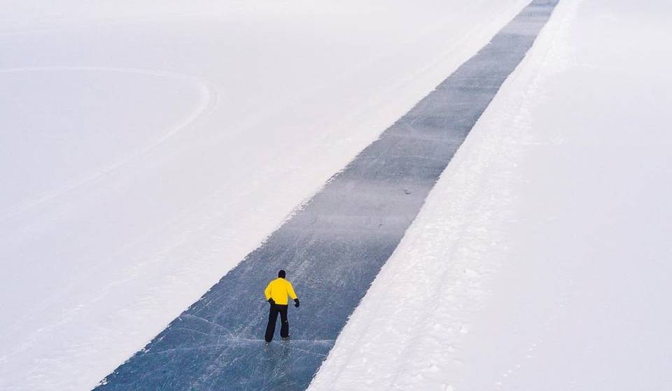North America’s Longest Wild Ice Skating Trail Is 2 Hours From Boston