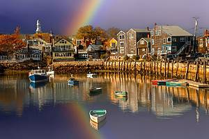 ‘The most iconic New England town you’ve never visited,’ according to National Geographic, is 45 minutes from Boston—with dozens of art galleries and the world’s most repainted building