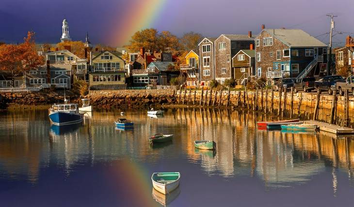 ‘The most iconic New England town you’ve never visited,’ according to National Geographic, is 45 minutes from Boston—with dozens of art galleries and the world’s most repainted building