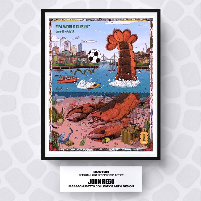 FIFA World Cup Boston 2026 Poster