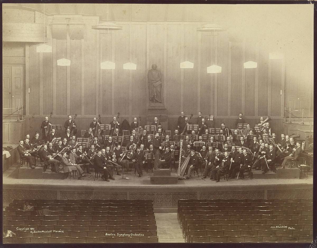 Symphony Orchestra Boston 1891