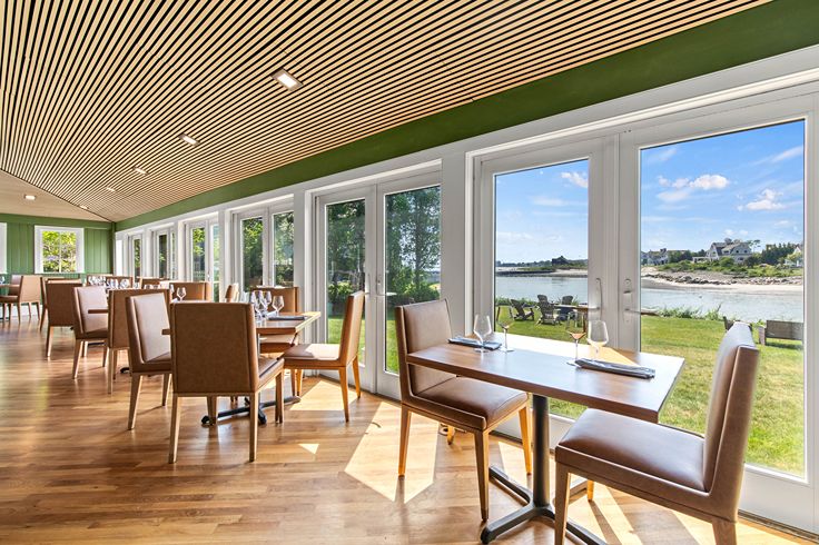 waterside dining sunroom