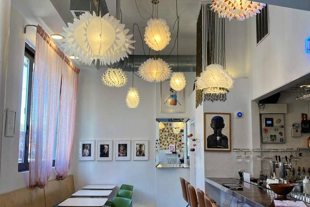 interior of celeste restaurant in somerville