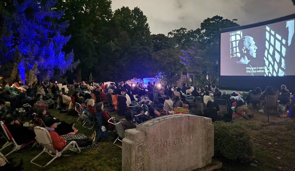 This Famous 194-Year-Old Cemetery Near Boston Transform Into An Outdoor Movie Theater Next Week—With A Double-Feature Screening And Snacks