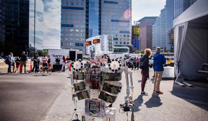 A massive, free robot block party takes over Boston Seaport September 26