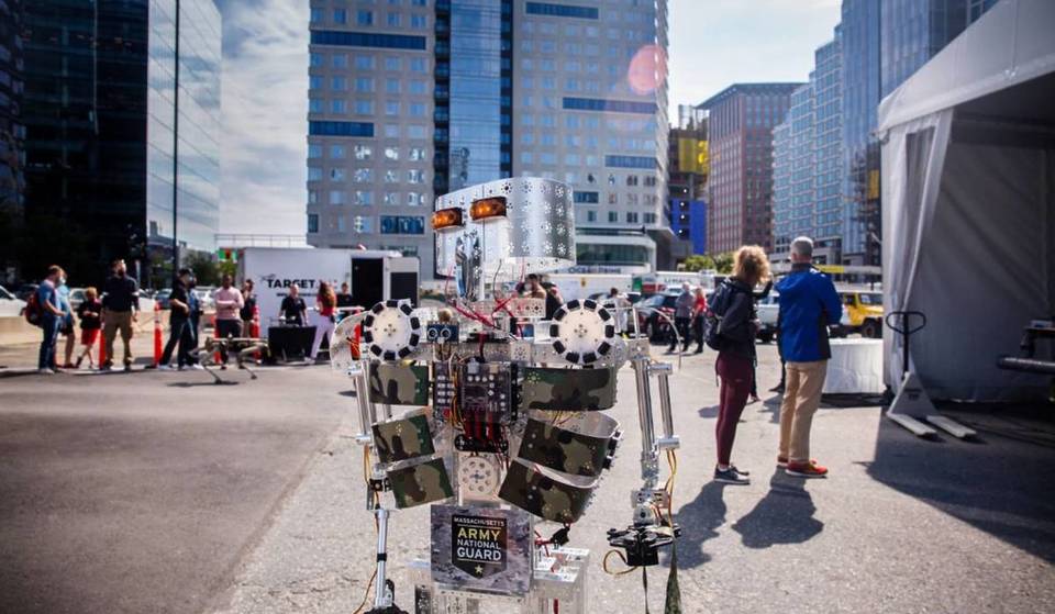 A massive, free robot block party takes over Boston Seaport September 26