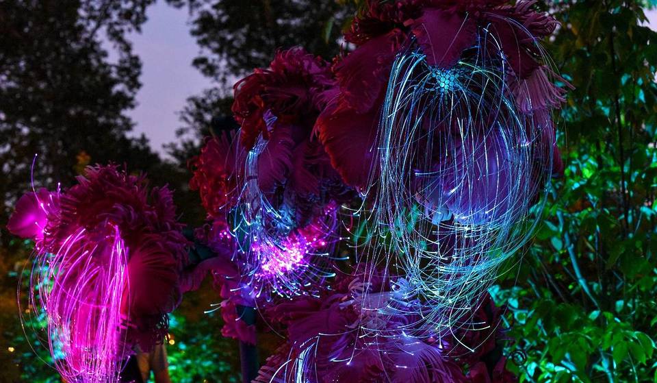 An Otherworldly Display Of Mysterious Glowing Plants Illuminates This 200-Acre Botanic Garden—And It&#8217;s Under 1 Hour From Boston