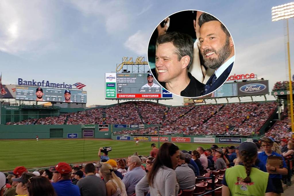 matt damon and ben affleck red sox game
