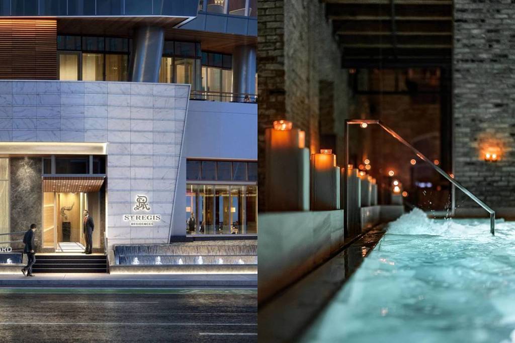 st regis and pool