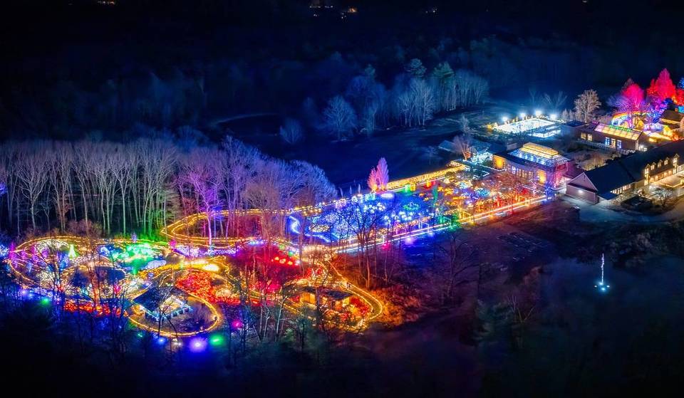 Over Half A Million Dazzling Rainbow Lights To Illuminate This 200-Acre Garden— And It&#8217;s Under 1 Hour From Boston