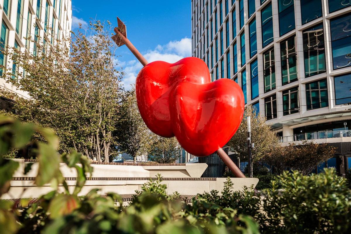 Oeuvre d'art contemporain - Sculpture - coeur rouge Heart Love - Spaco