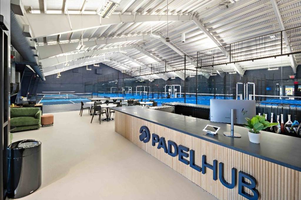 interior of padel club