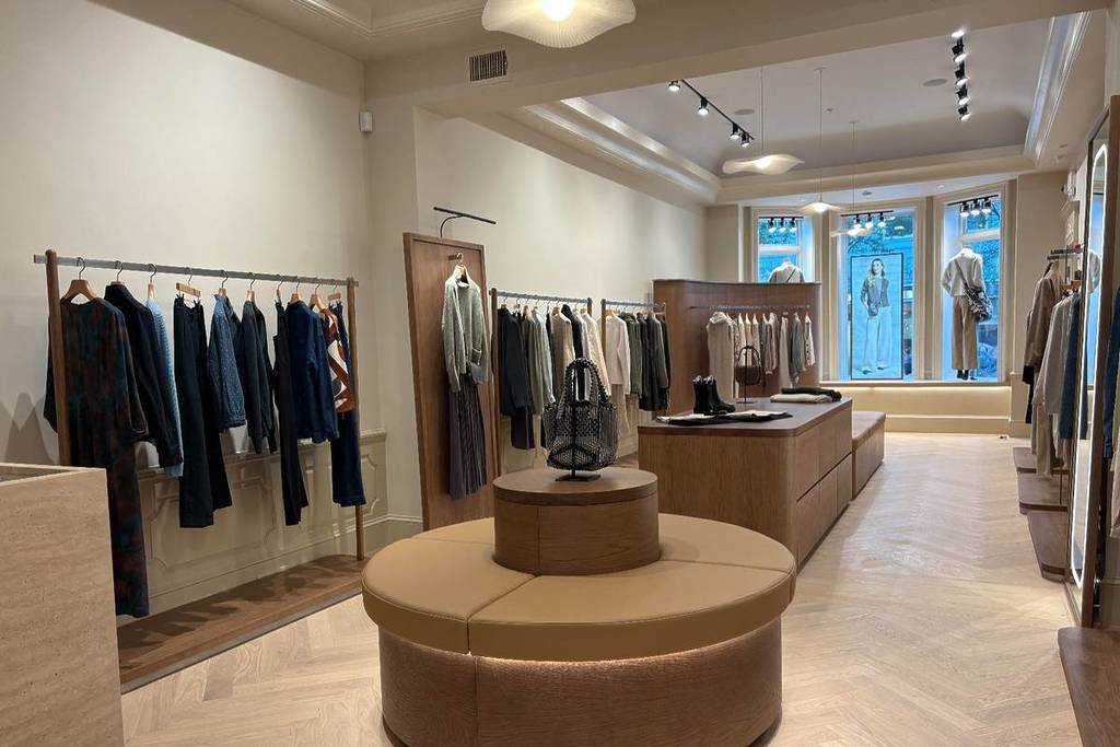 interior of clothing boutique luxury