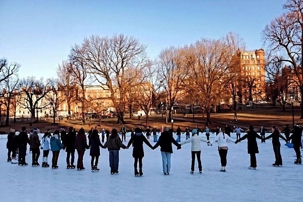 yoga at frog pond boston common