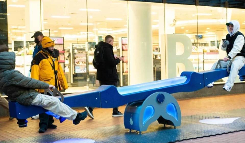 Glow-In-The-Dark Seesaws, A Giant Monstrous Blue Octopus, And Singing Flowers Are Taking Over Downtown Boston