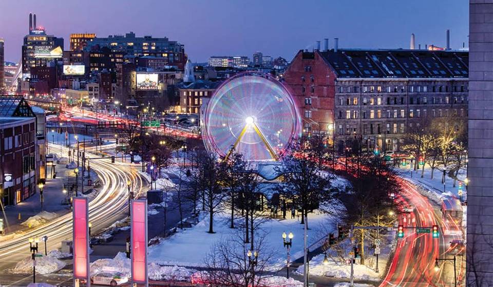 A Massive Ferris Wheel Is Now Open For Rides Along Boston’s North End Waterfront—With Sweeping Skyline Views, Night Tours, And Free Rides On Select Days