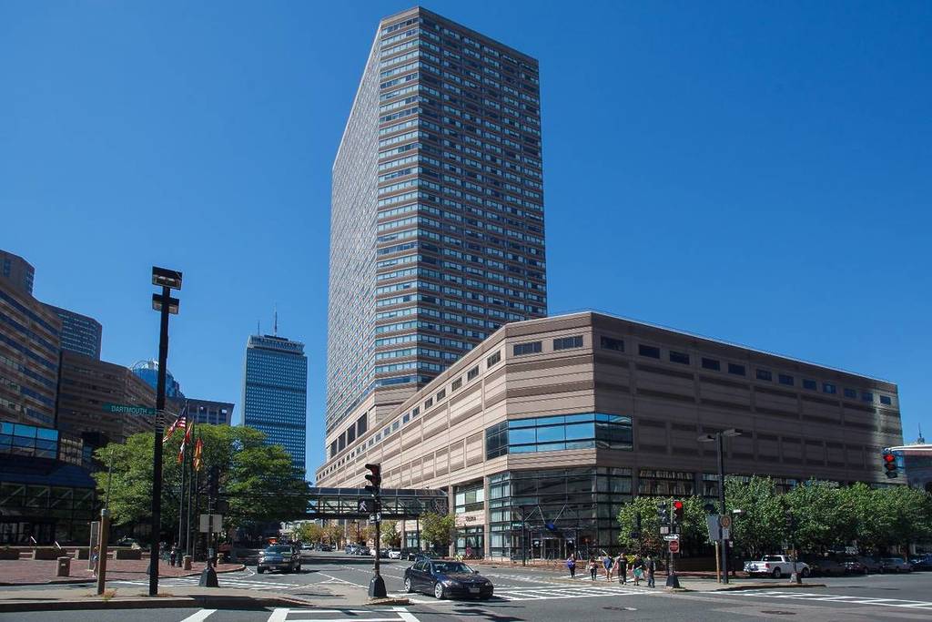 Boston, September, 20th, 2015: The Westin Copley Place hotel mdoern architecture at Copley Square,, Boston, Massachusetts, USA