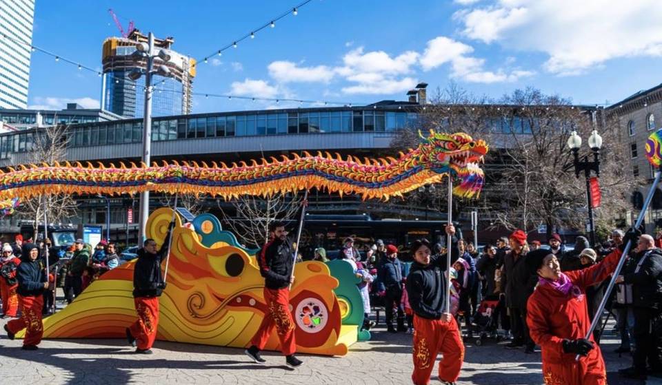 A Colorful Lunar New Year Parade Arrives In Downtown Boston This Weekend—With Lion Dancers, Dragons, A Cultural Village And More