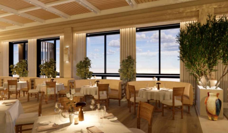 Inside The Stunning New 250-Seat Waterfront-Inspired Eatery Opening On Newbury Street With ‘Crystallized Salt Walls’ and Alfresco Dining