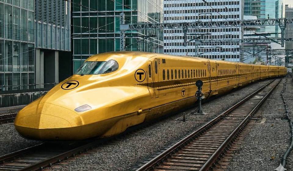 MBTA To Roll Out $33 Golden Bullet Train Between Boston And Manhattan [April Fools’]