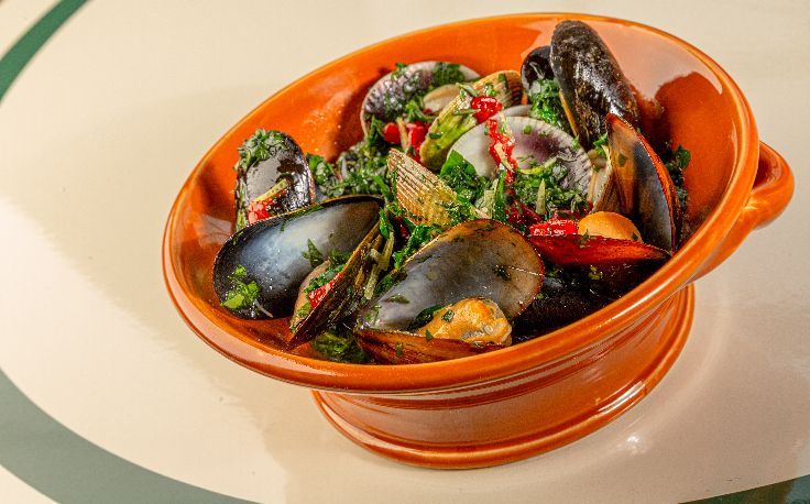 mussels a la brasa